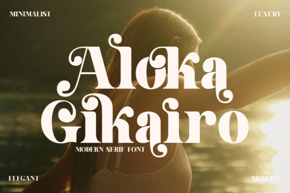 Aloka Gikairo: The Stylish Serif Script for Modern Creatives