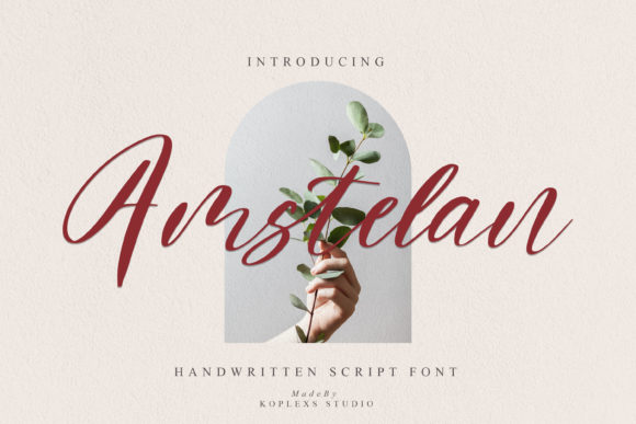 Amstelan: The Script Font That Brings Authenticity to Your Projects