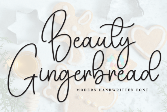 Beauty Gingerbread Font: Adding Elegant Handwritten Charm