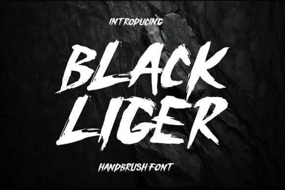 Black Liger: The Handwritten Brush Script for Bold Branding