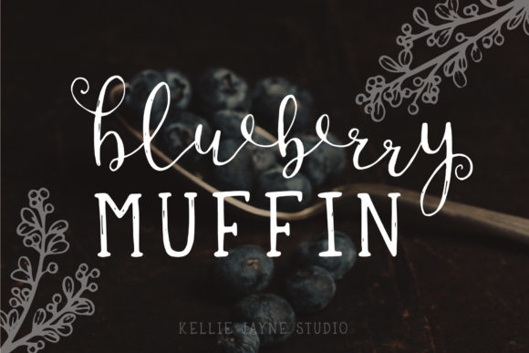 Blueberry Muffin: A Whimsical Font Duo for Creative Projects