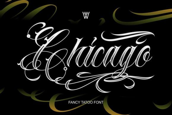 Chicago: Bold Fonts for Tattoo & Streetwear