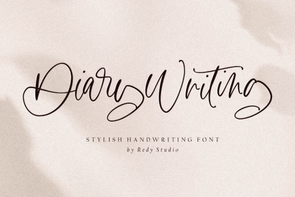 Diary Writing: A Versatile Script Font for Authentic Design