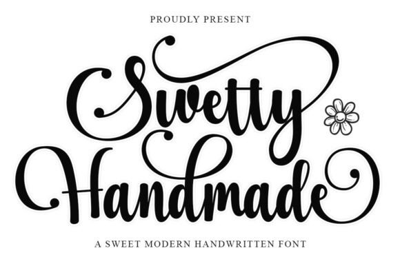 Embrace Elegance: The Sweetty Handmade Calligraphy Font