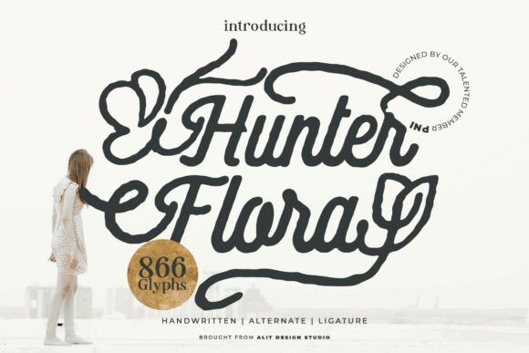 Hunter Flora: A Handwritten Font with a Wild Heart