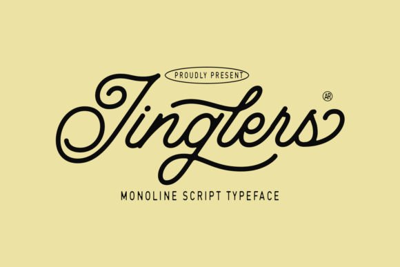 Jinglers: The Monoline Script for Vintage-Modern Branding