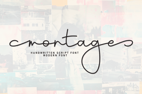 Montages: The Modern Script Font for Cinematic Branding