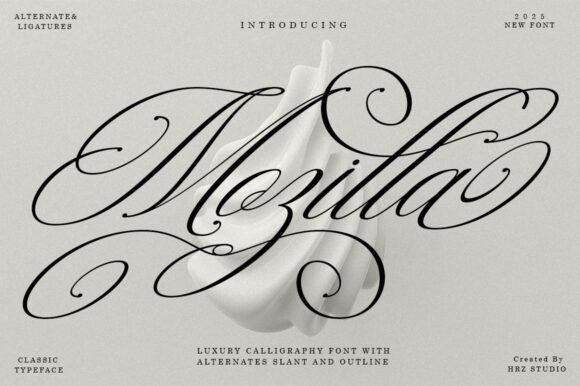 Mozilla Script: A Creative Font for Modern Elegance