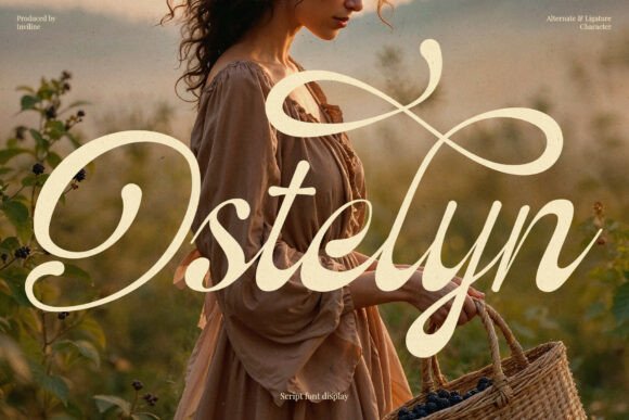 Ostelyn Regular: The Romantic Script for Timeless Designs