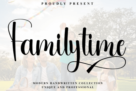 The Signature Appeal of Familytime Font