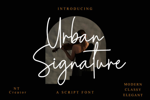 Urban Signature: A Guide to This Elegant Script Typeface
