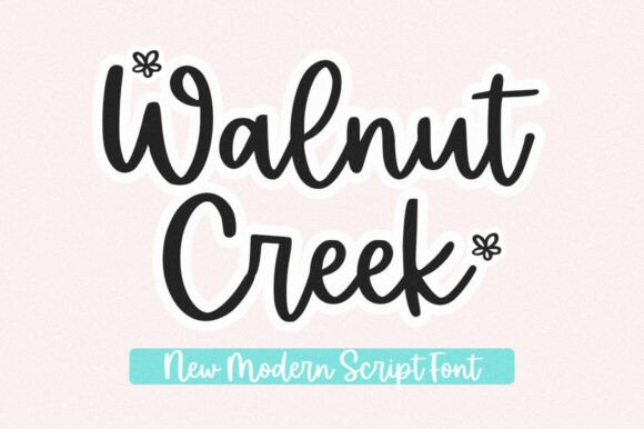 Walnut Creek: A Script Font for Modern Romance